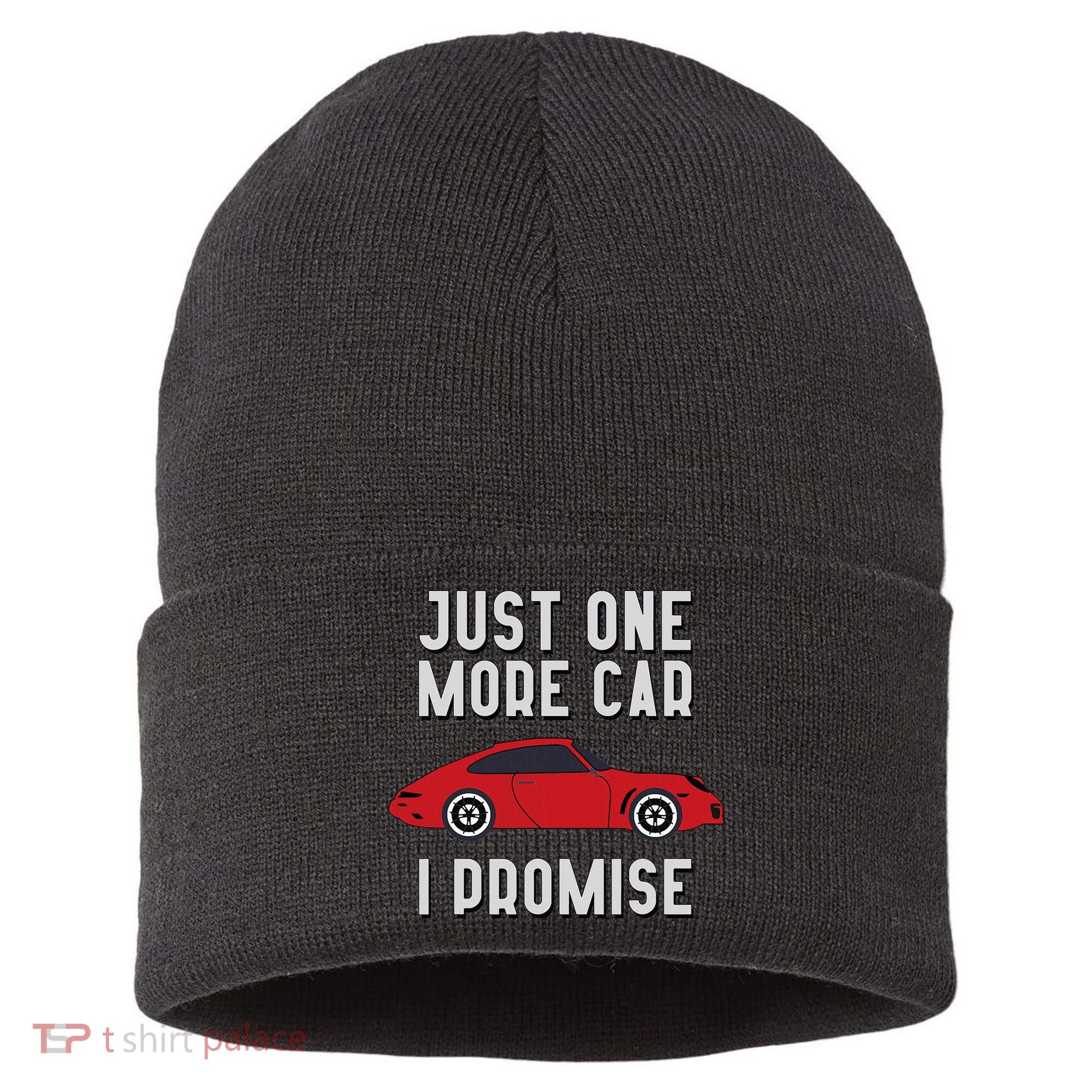 One More Car Part I Promise For Car Enthusiast Sustainable Knit Beanie