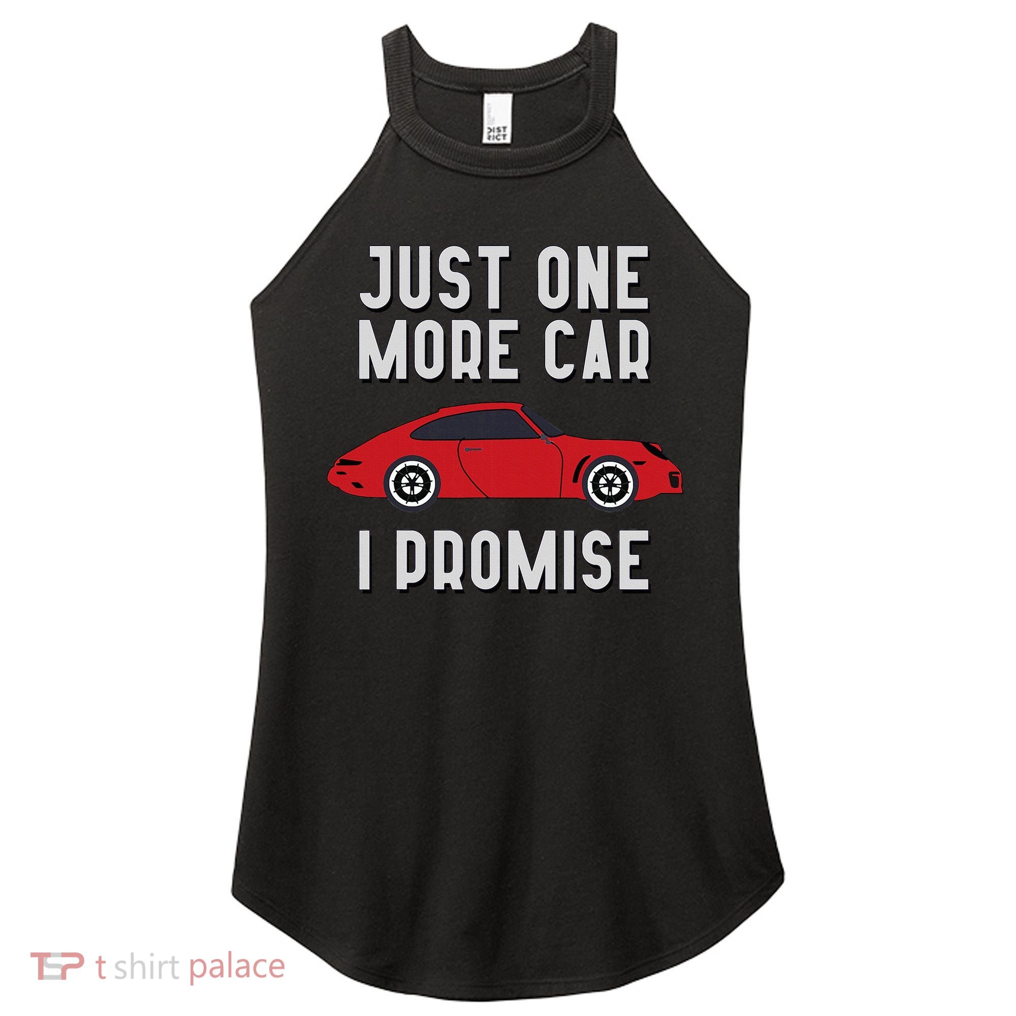 One More Car Part I Promise For Car Enthusiast Women's Perfect Tri Rocker Tank