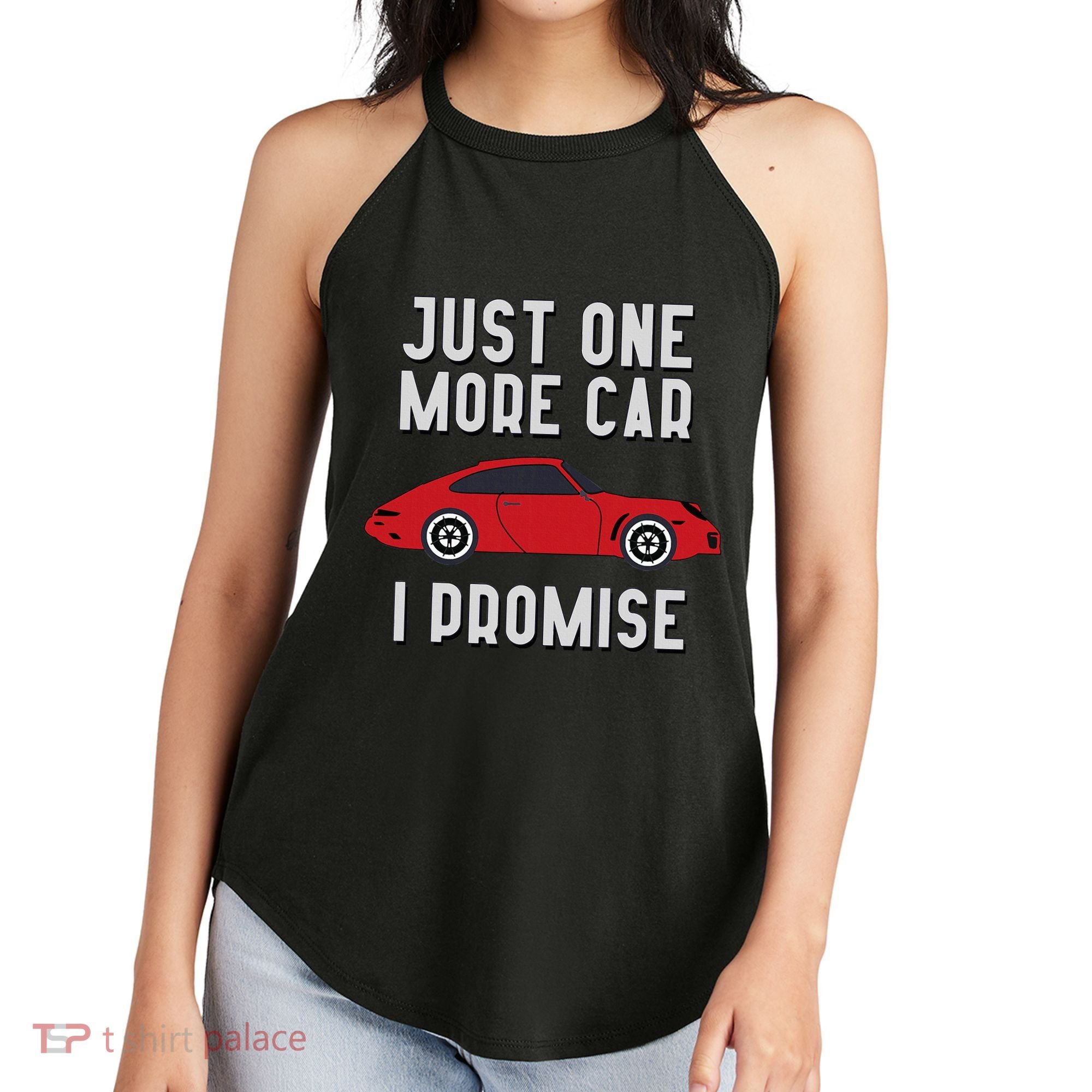 One More Car Part I Promise For Car Enthusiast Women's Perfect Tri Rocker Tank