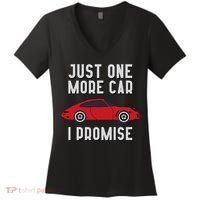 One More Car Part I Promise For Car Enthusiast Women's V-Neck T-Shirt thumb 0
