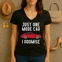 One More Car Part I Promise For Car Enthusiast Women's V-Neck T-Shirt thumb 3