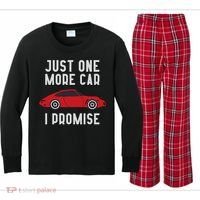 One More Car Part I Promise For Car Enthusiast Kids Long Sleeve Plaid Pajama Set thumb 0
