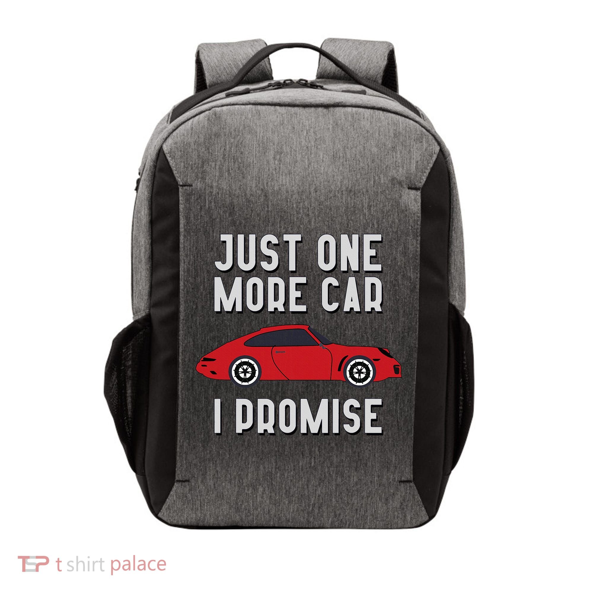 One More Car Part I Promise For Car Enthusiast Vector Backpack