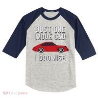 One More Car Part I Promise For Car Enthusiast Kids Colorblock Raglan Jersey thumb 0
