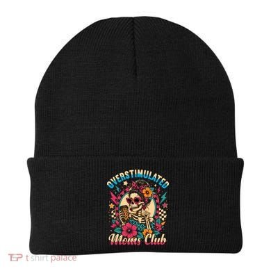 Overstimulated Moms Club Skeleton Beanie