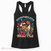 Overstimulated Moms Club Skeleton Women's Tank Top thumb 0