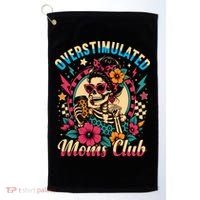 Overstimulated Moms Club Skeleton Golf Towel thumb 0