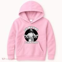 Oh My Dad I Saw That Funny Jesus Humor Kids Hoodie thumb 0