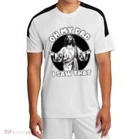 Oh My Dad I Saw That Funny Jesus Humor Sport-Tek Competitor United Soccer Jersey thumb 0