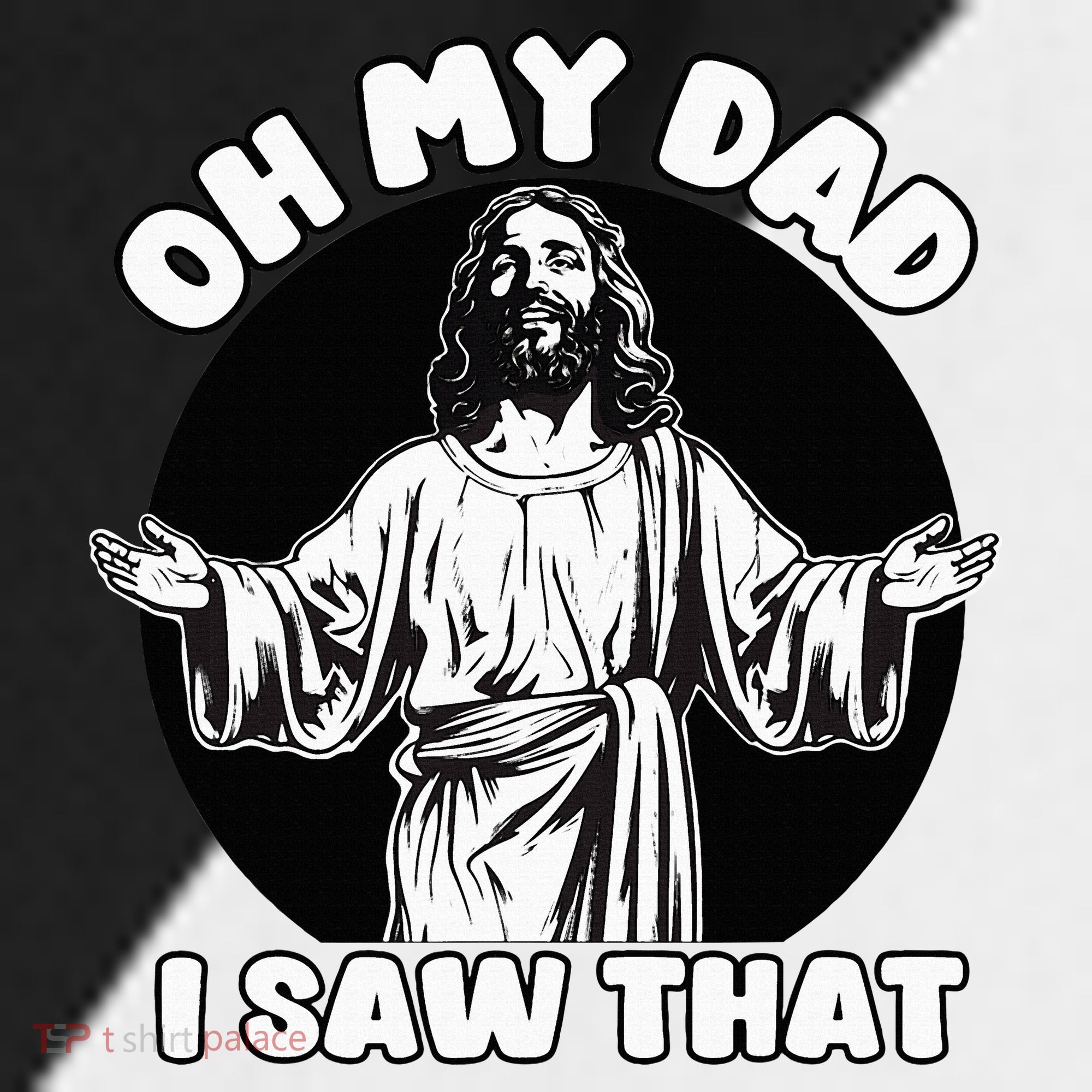 Oh My Dad I Saw That Funny Jesus Humor Sport-Tek Competitor United Soccer Jersey