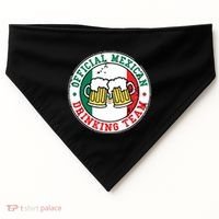 Official Mexican Drinking Team Funny Mexico Drinking Team USA-Made Doggie Bandana thumb 0