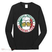 Official Mexican Drinking Team Funny Mexico Drinking Team Long Sleeve Shirt thumb 0