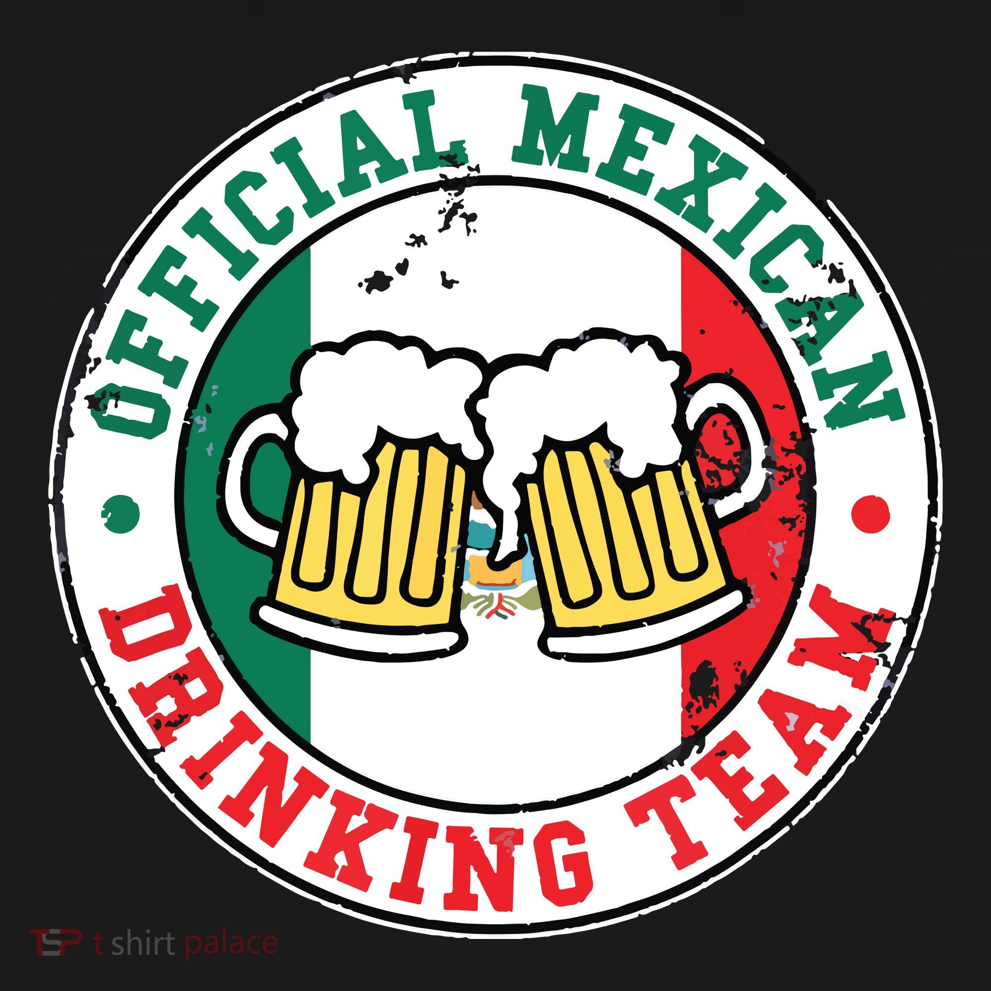 Official Mexican Drinking Team Funny Mexico Drinking Team Bucket Hat