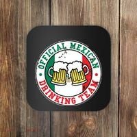Official Mexican Drinking Team Funny Mexico Drinking Team Coaster thumb 0