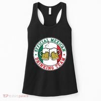 Official Mexican Drinking Team Funny Mexico Drinking Team Women's Tank Top thumb 0