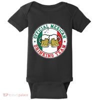 Official Mexican Drinking Team Funny Mexico Drinking Team Baby Bodysuit thumb 0