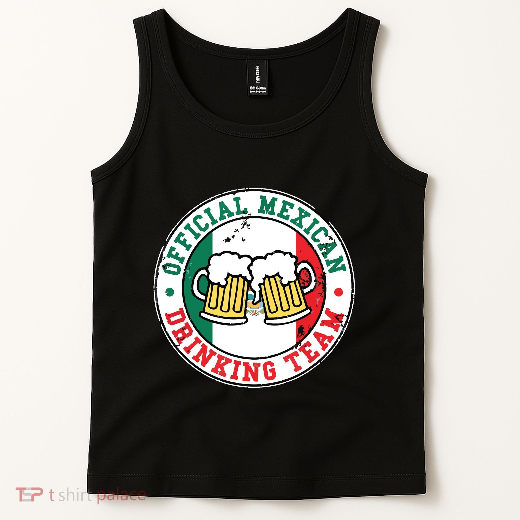 Official Mexican Drinking Team Funny Mexico Drinking Team Tank Top