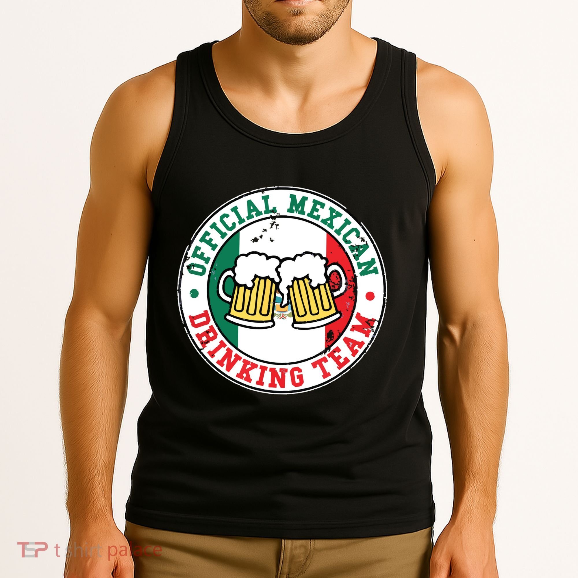 Official Mexican Drinking Team Funny Mexico Drinking Team Tank Top