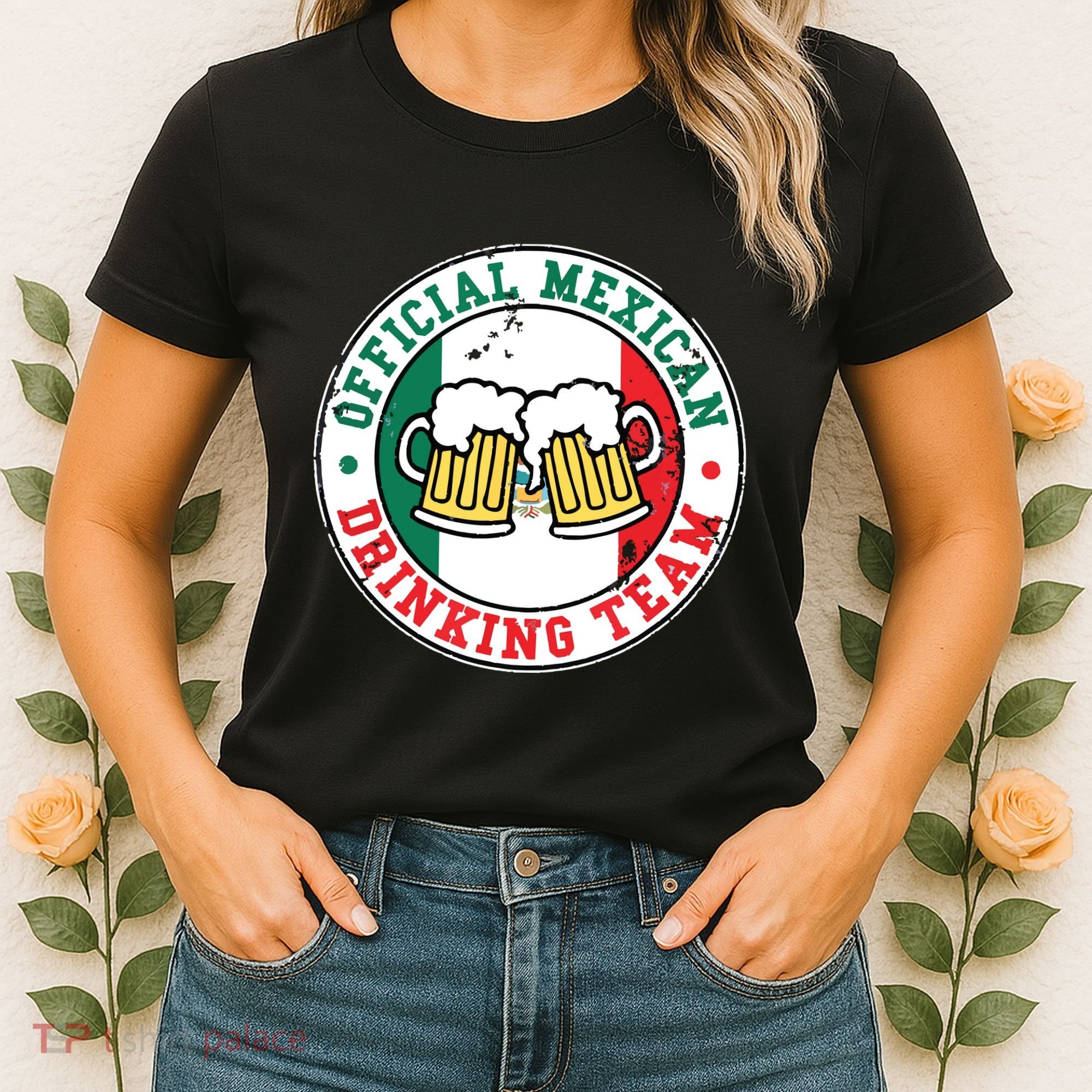 Official Mexican Drinking Team Funny Mexico Drinking Team Women's T-Shirt
