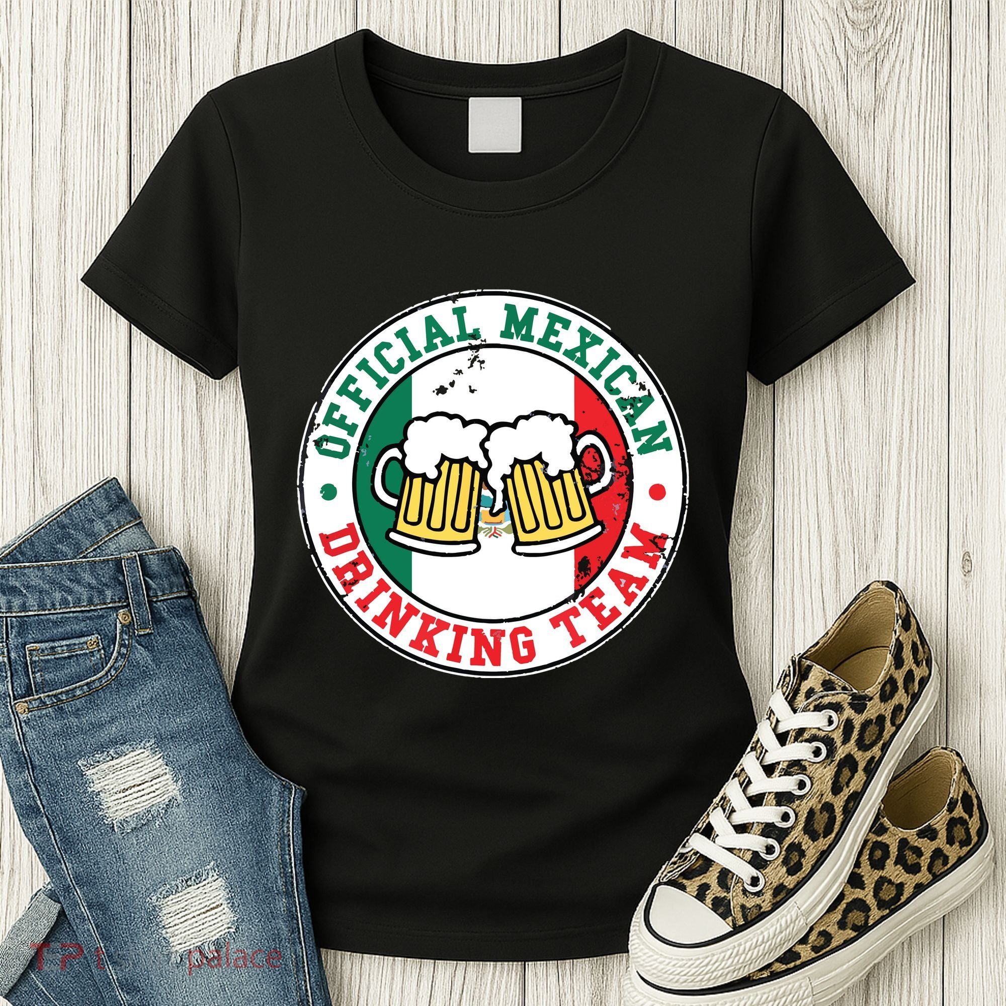 Official Mexican Drinking Team Funny Mexico Drinking Team Women's T-Shirt