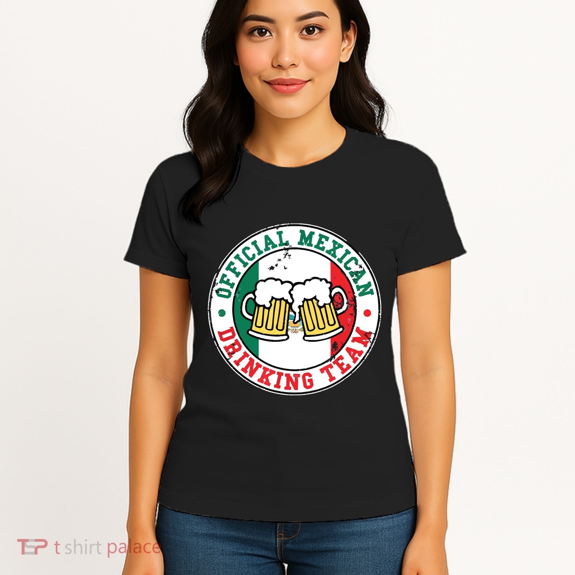 Official Mexican Drinking Team Funny Mexico Drinking Team Women's T-Shirt