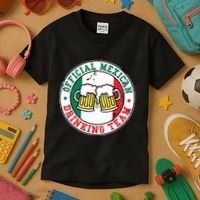 Official Mexican Drinking Team Funny Mexico Drinking Team Kids T-Shirt thumb 3