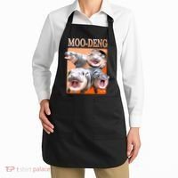 Orange Moo Deng Meme Hippo Apron thumb 2