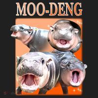 Orange Moo Deng Meme Hippo Beanie thumb 2