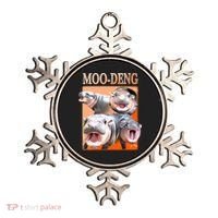 Orange Moo Deng Meme Hippo Ornament thumb 0