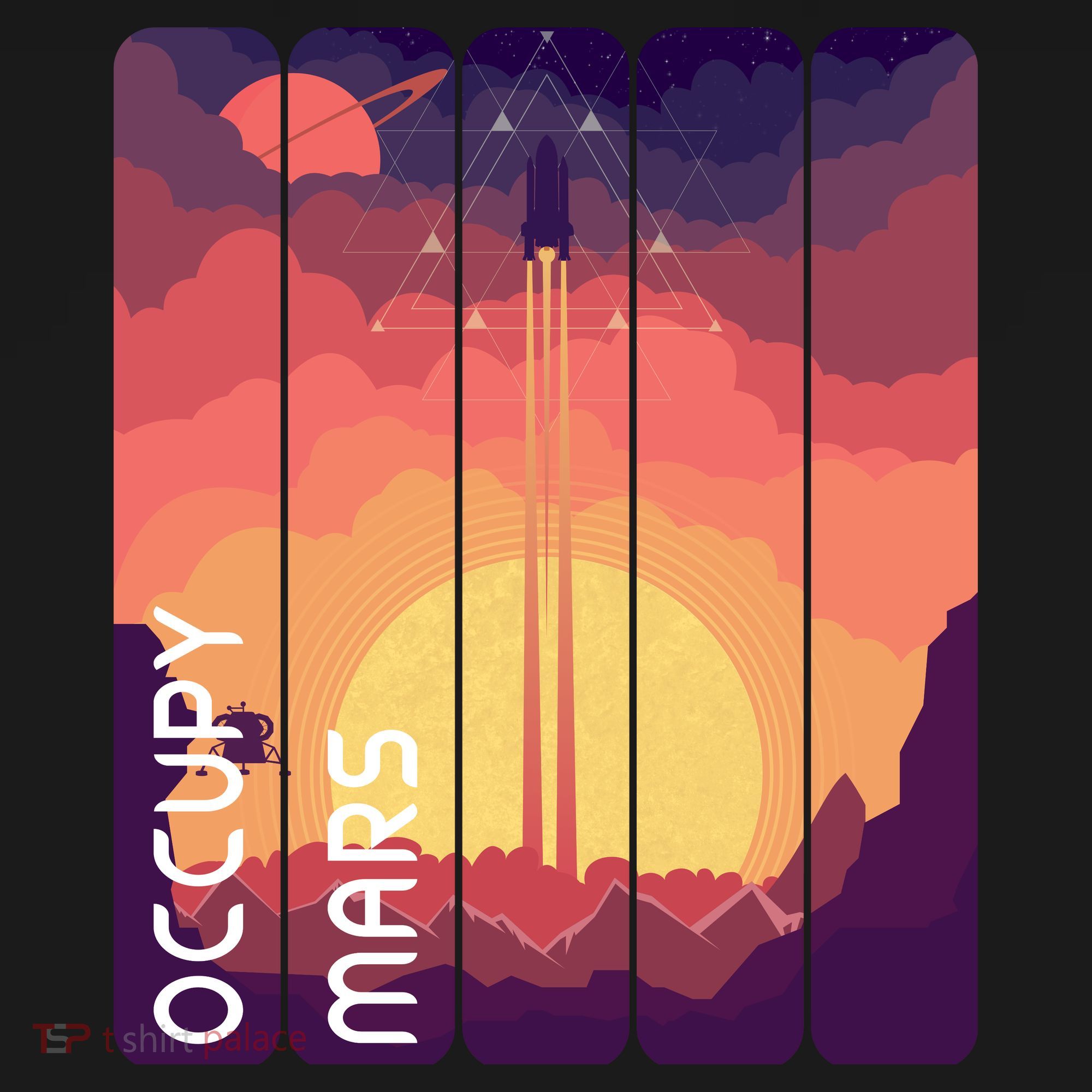 Occupy Mars Elon Musk Spacex Space Landscape Astronaut Planets Stars Toddler Hoodie