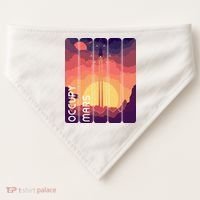 Occupy Mars Elon Musk Spacex Space Landscape Astronaut Planets Stars USA-Made Doggie Bandana thumb 0