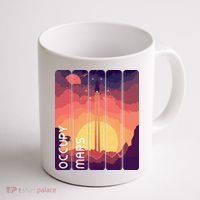Occupy Mars Elon Musk Spacex Space Landscape Astronaut Planets Stars Coffee Mug thumb 1