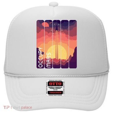 Occupy Mars Elon Musk Spacex Space Landscape Astronaut Planets Stars Hat
