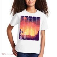 Occupy Mars Elon Musk Spacex Space Landscape Astronaut Planets Stars Kids T-Shirt thumb 2