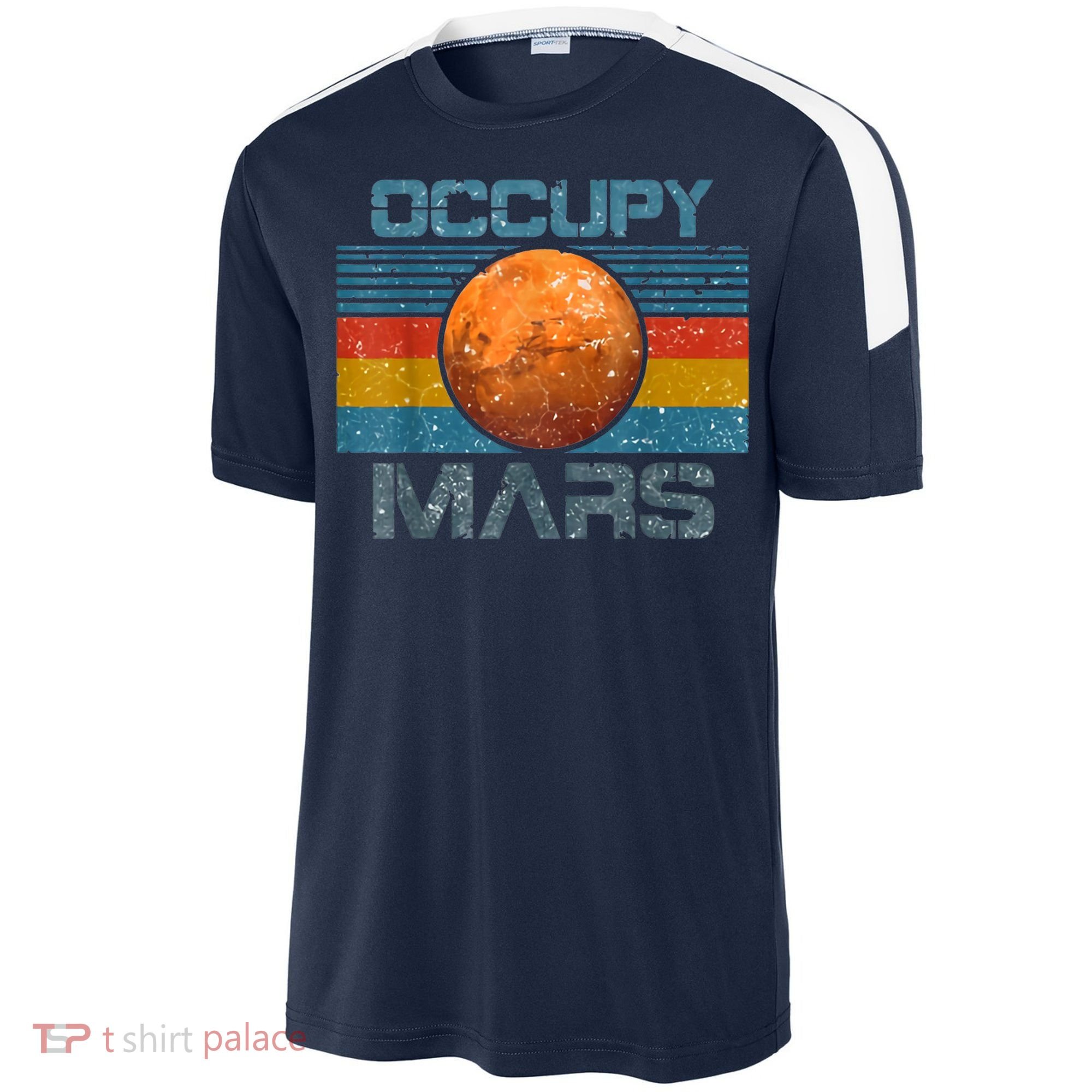 Occupy Mars Elon Musk SpaceX Project Gift Ideas Occupy Mars Trending Sport-Tek Competitor United Soccer Jersey