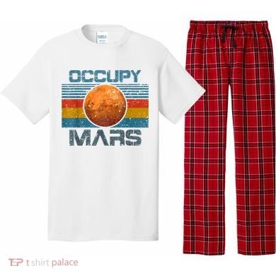 Occupy Mars Elon Musk SpaceX Project Gift Ideas Occupy Mars Trending Pajama Set