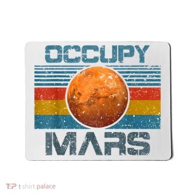 Occupy Mars Elon Musk SpaceX Project Gift Ideas Occupy Mars Trending Mousepad