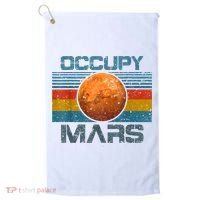 Occupy Mars Elon Musk SpaceX Project Gift Ideas Occupy Mars Trending Golf Towel thumb 0