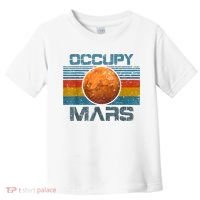 Occupy Mars Elon Musk SpaceX Project Gift Ideas Occupy Mars Trending Toddler T-Shirt thumb 0