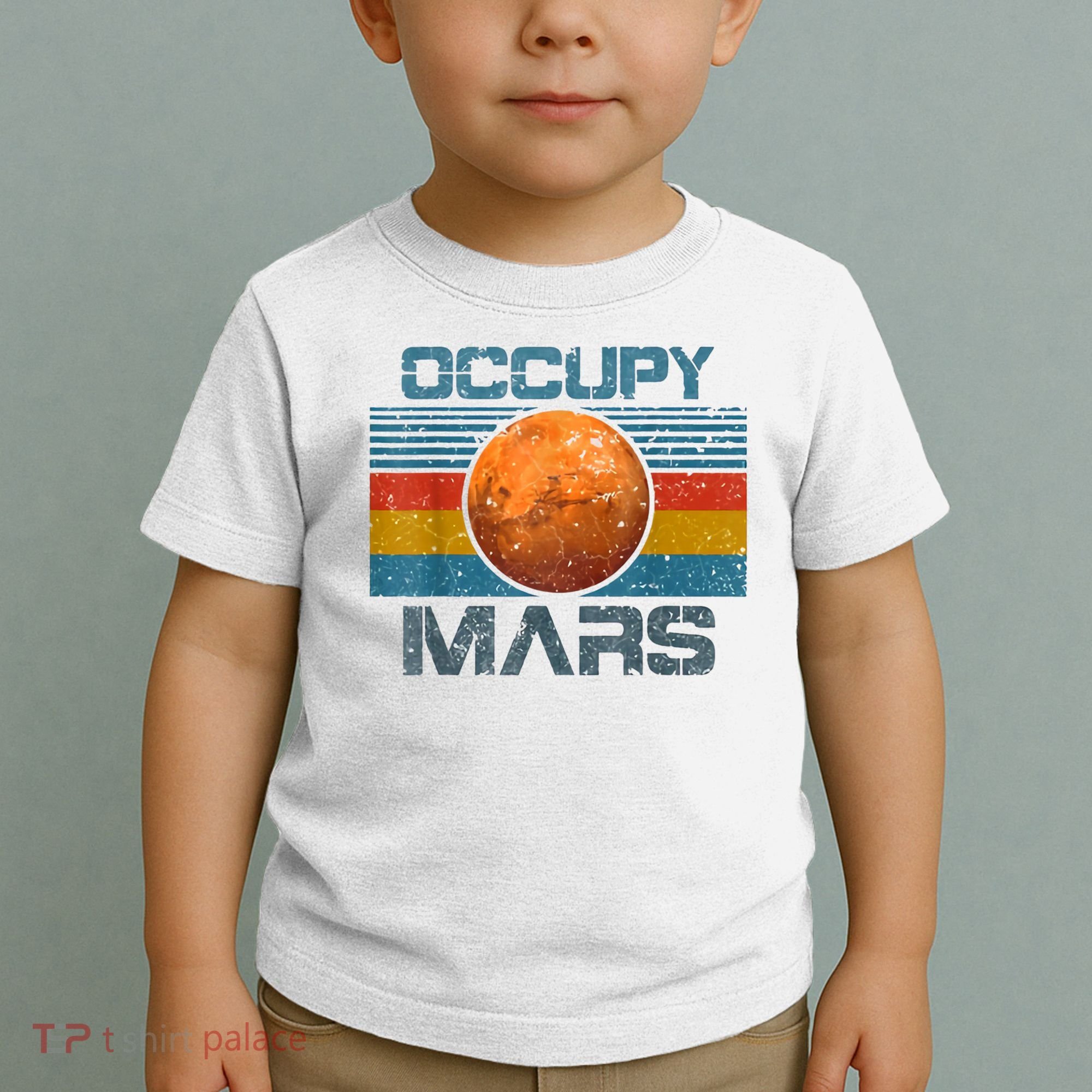 Occupy Mars Elon Musk SpaceX Project Gift Ideas Occupy Mars Trending Toddler T-Shirt