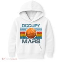 Occupy Mars Elon Musk SpaceX Project Gift Ideas Occupy Mars Trending Kids Hoodie thumb 0