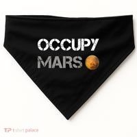 Occupy Mars Elon Musk SpaceX Project Gift Ideas Occupy Mars Trending USA-Made Doggie Bandana thumb 0