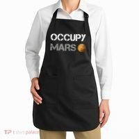 Occupy Mars Elon Musk SpaceX Project Gift Ideas Occupy Mars Trending Apron thumb 2