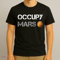 Occupy Mars Elon Musk SpaceX Project Gift Ideas Occupy Mars Trending T-Shirt thumb 3