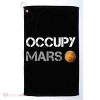 Occupy Mars Elon Musk SpaceX Project Gift Ideas Occupy Mars Trending Golf Towel thumb 0