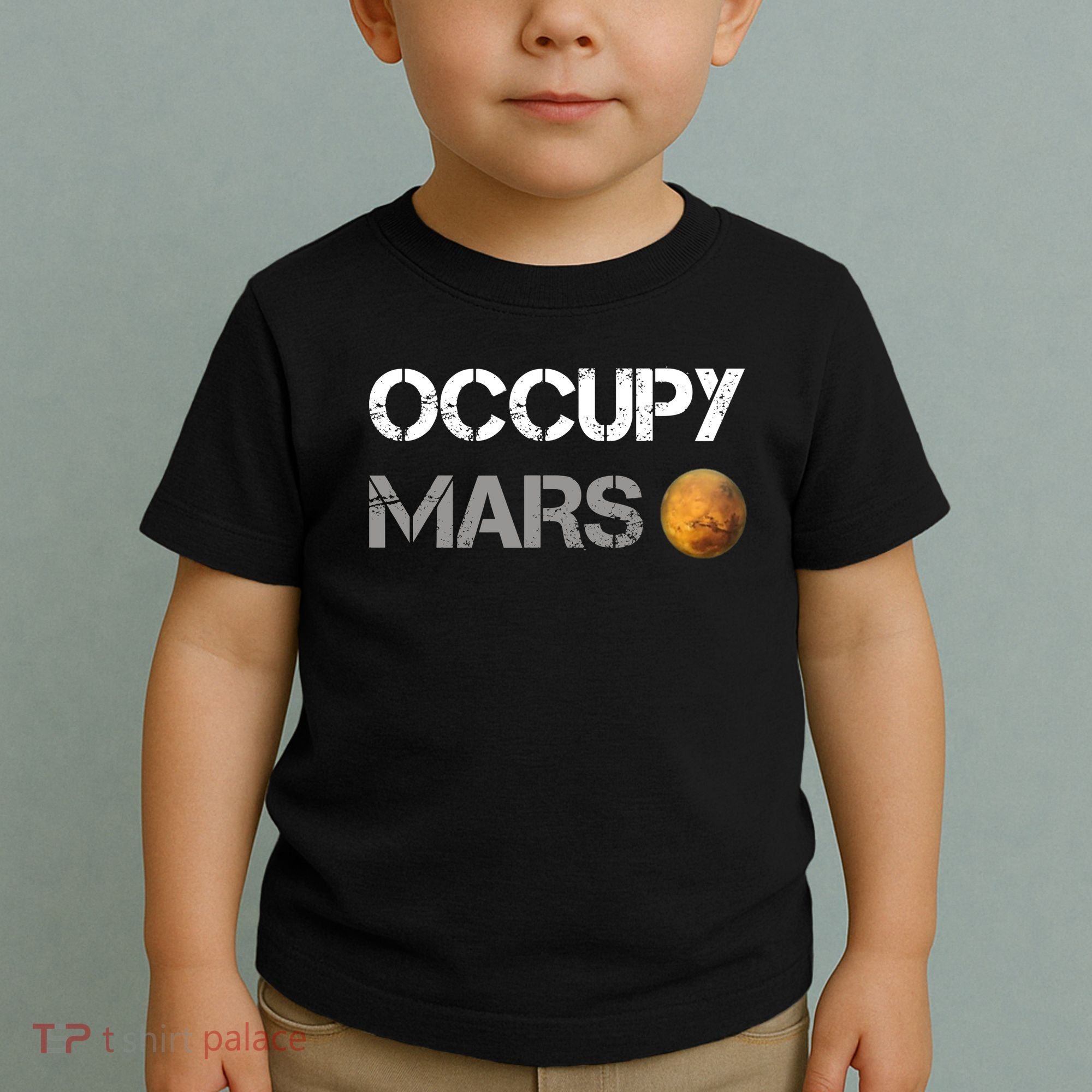 Occupy Mars Elon Musk SpaceX Project Gift Ideas Occupy Mars Trending Toddler T-Shirt