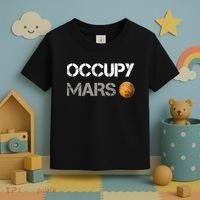 Occupy Mars Elon Musk SpaceX Project Gift Ideas Occupy Mars Trending Toddler T-Shirt thumb 3