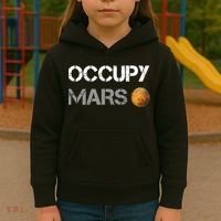 Occupy Mars Elon Musk SpaceX Project Gift Ideas Occupy Mars Trending Kids Hoodie thumb 3