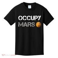 Occupy Mars Elon Musk SpaceX Project Gift Ideas Occupy Mars Trending Kids T-Shirt thumb 0