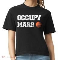 Occupy Mars Elon Musk SpaceX Project Gift Ideas Occupy Mars Trending Comfort Colors Boxy T-Shirt thumb 0